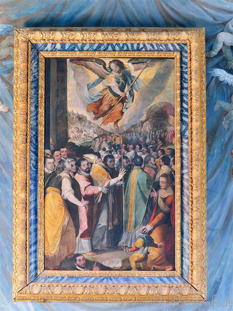 Mondaino (Rimini, Italy) - Altarpiece of the main altar of the Church of Archangel Michael